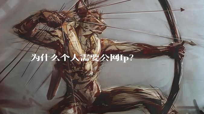 为什么个人需要公网ip？