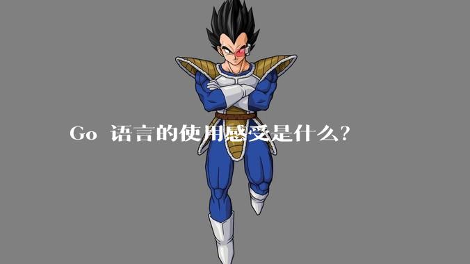 Go 语言的使用感受是什么？