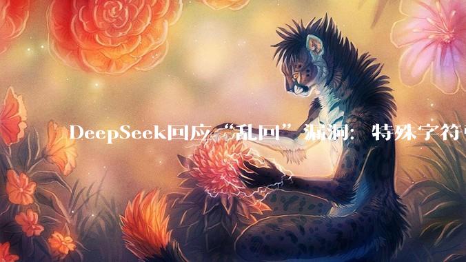 DeepSeek回应“乱回”漏洞：特殊字符引发模型幻觉，不涉及安全问题或隐私泄露_用户_上图_官方