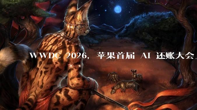 WWDC 2026，苹果首届 AI 还账大会_Siri_Gemini_App