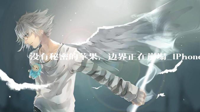 没有秘密的苹果，边界正在崩塌_iPhone_保密_Pro