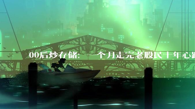 00后炒存储：一个月走完老股民十年心路_投资_收益_账户