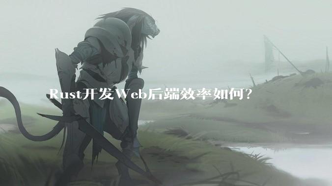 Rust开发Web后端效率如何？