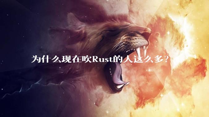 为什么现在吹Rust的人这么多？