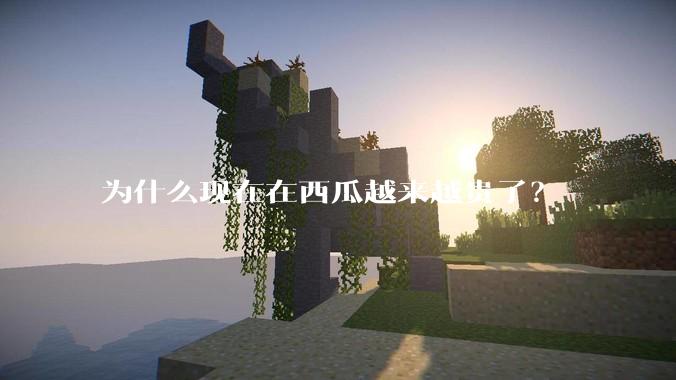 为什么现在在西瓜越来越贵了？