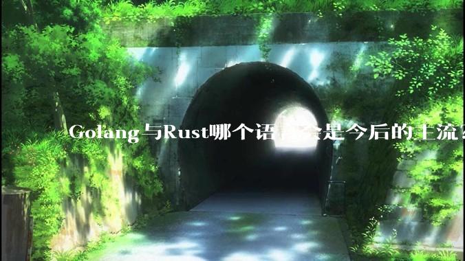Golang与Rust哪个语言会是今后的主流？