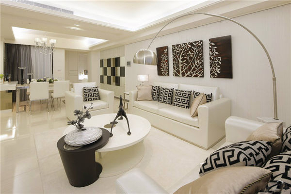 北京城明亮的现代简约 白色装修效果图全解析